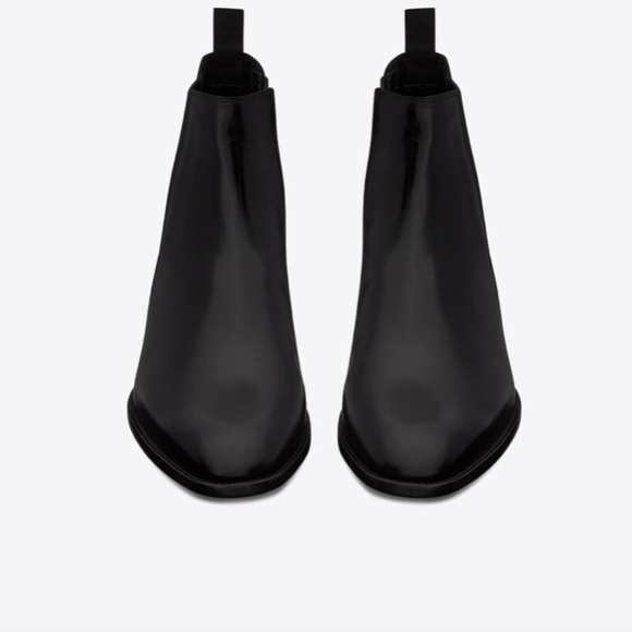 SAINT LAURENT WYATT BOOT SIZE 38 (7.5/8 IN WOMENS) - Picture 2 of 2